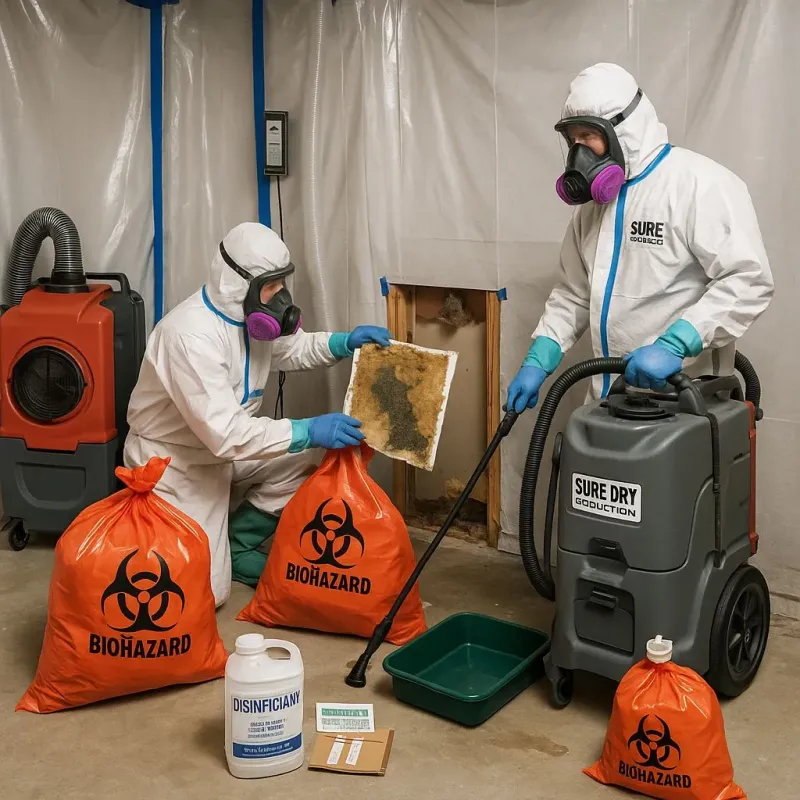 Contaminated Water Handling Protocols process in Iowa, LA